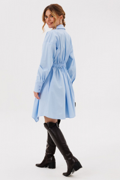 Платье Ambera Style 1131 голубой - фото 3