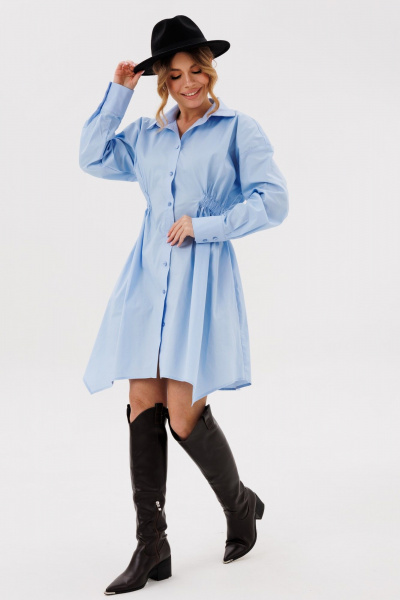 Платье Ambera Style 1131 голубой - фото 2