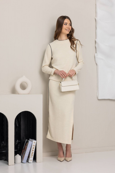 Юбка КАЛИНКА ВТ-4539-В25 молочный - фото 9