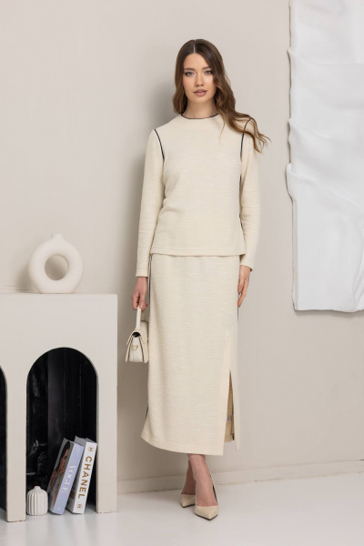 Юбка КАЛИНКА ВТ-4539-В25 молочный - фото 8