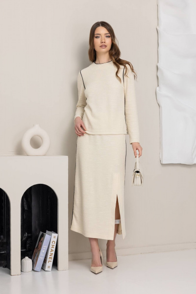 Юбка КАЛИНКА ВТ-4539-В25 молочный - фото 1