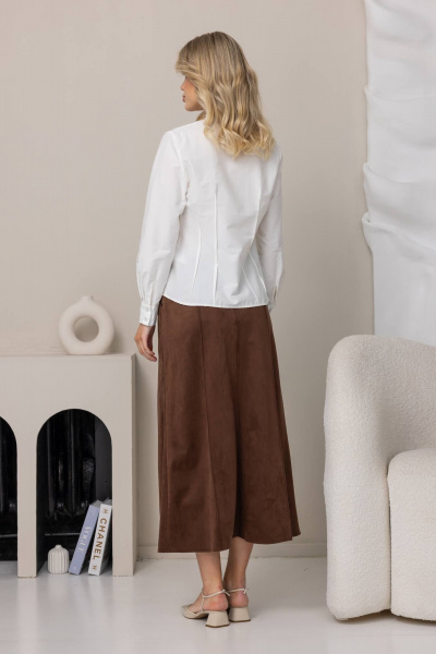 Юбка КАЛИНКА КП-8362-024 коричневый - фото 4