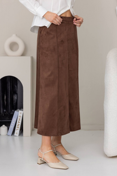 Юбка КАЛИНКА КП-8362-024 коричневый - фото 2