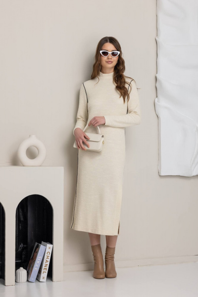 Платье КАЛИНКА ВТ-4488-В25 молочный - фото 1