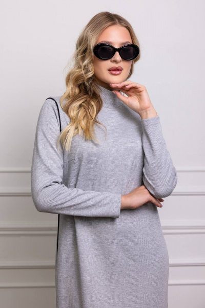 Платье КАЛИНКА ВТ-4488-024 серый - фото 7