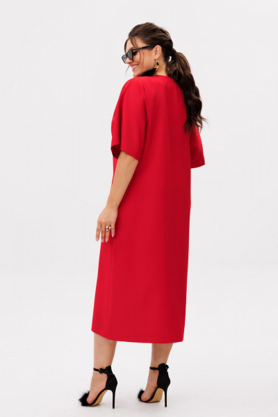 Платье Anelli 1391.2 маковый_цвет - фото 9