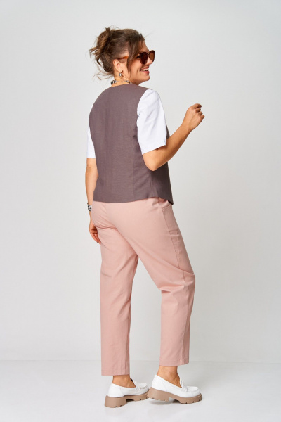 Жилет GRATTO 7442 баклажан E - фото 4