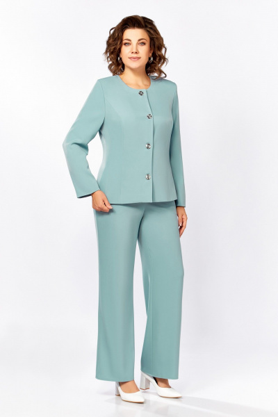 Брюки, жакет Swallow 868.1 пыльная_мята - фото 10