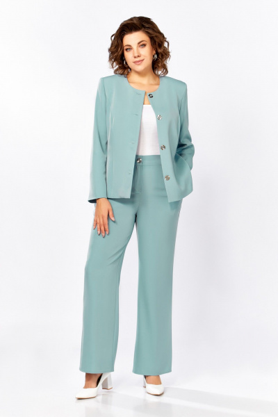 Брюки, жакет Swallow 868.1 пыльная_мята - фото 2