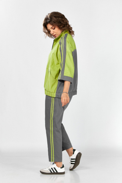 Брюки, куртка Lady Secret 25201 лайм+графит - фото 6