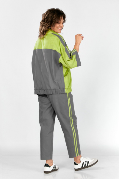 Брюки, куртка Lady Secret 25201 лайм+графит - фото 7