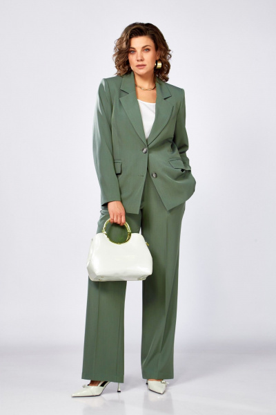 Брюки, жакет Lady Secret 25216 нефритовый_зеленый - фото 2
