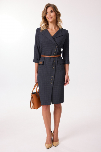 Платье Твой имидж 2216 графит - фото 3