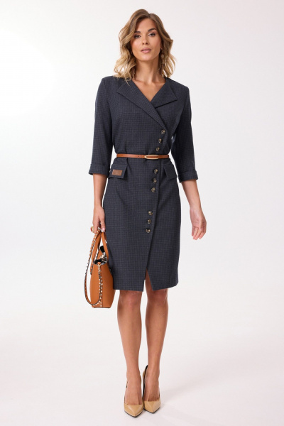 Платье Твой имидж 2216 графит - фото 2