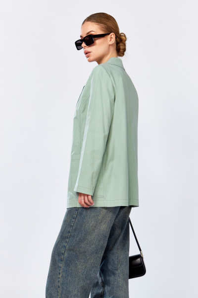 Жакет DOGGI 0196 фисташковый - фото 4