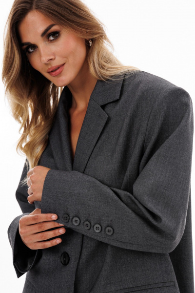 Жакет EOLA 2887.1 темно-серый - фото 6