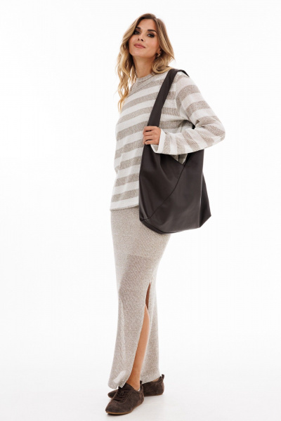 Джемпер EOLA 2889 молочно-бежевый - фото 12