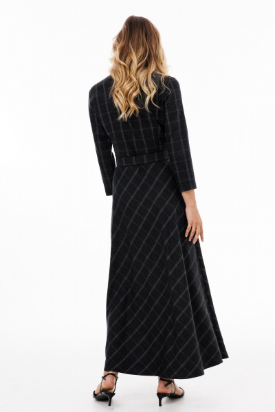 Платье EOLA 2891 черный_клетка - фото 8