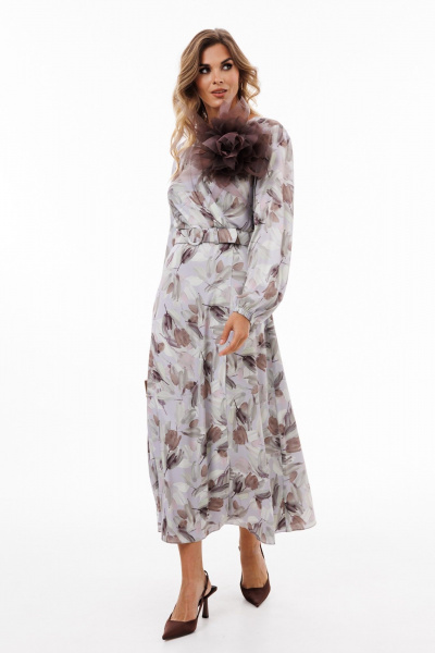 Платье EOLA 2896 сирень-какао - фото 9