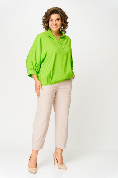 Брюки, рубашка Danaida 2216 зеленый/беж - фото 10