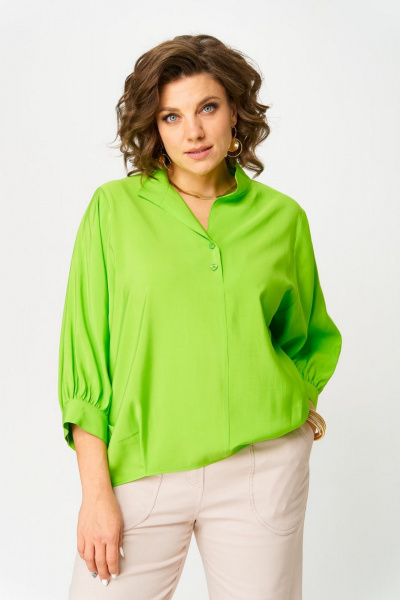 Брюки, рубашка Danaida 2216 зеленый/беж - фото 8