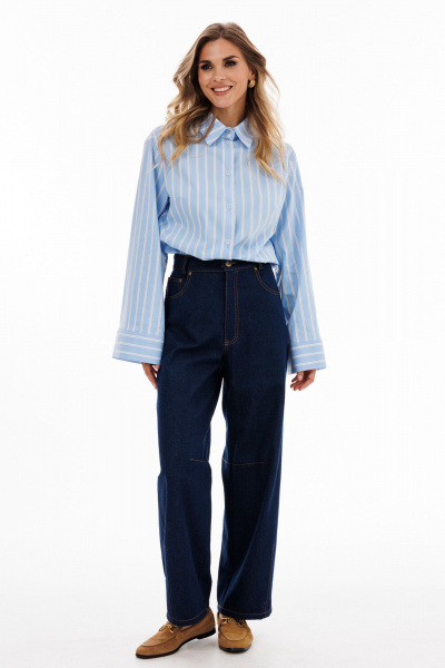 Брюки EOLA 2897.2 темно-синий - фото 9