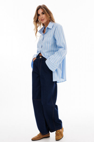 Брюки EOLA 2897.2 темно-синий - фото 6