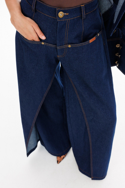 Брюки EOLA 2898.2 темно-синий - фото 7