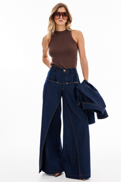 Брюки EOLA 2898.2 темно-синий - фото 2