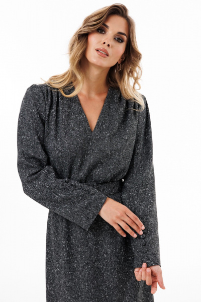 Платье EOLA 2902 темно-серый_меланж - фото 11