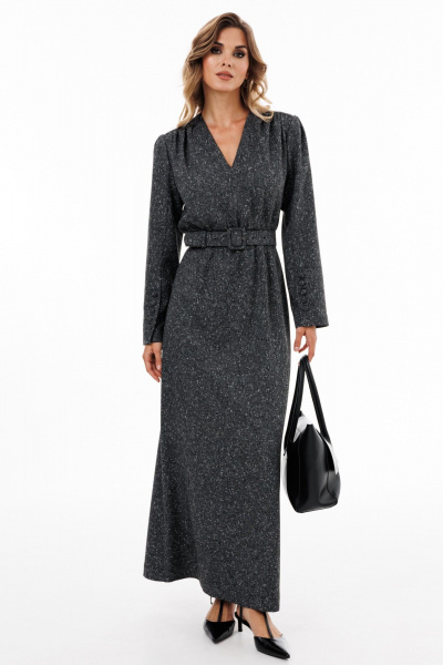 Платье EOLA 2902 темно-серый_меланж - фото 7