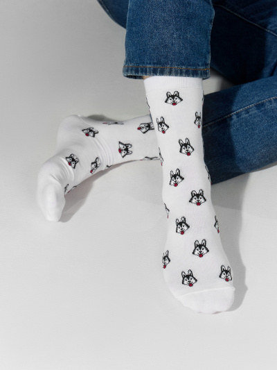 Носки Mark Formelle 017K-3088/25017K белый_рис.3088 - фото 4