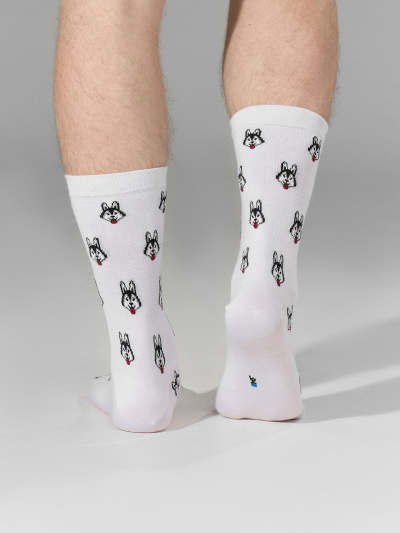 Носки Mark Formelle 017K-3088/25017K белый_рис.3088 - фото 5