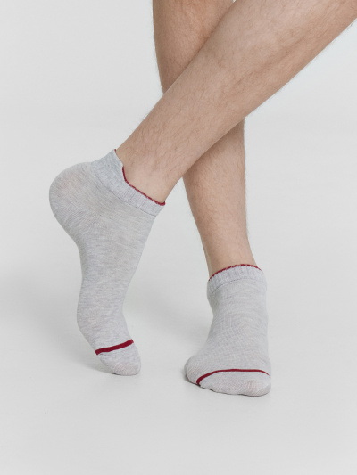 Носки Mark Formelle 102C-3095/25102C св.серый_меланж_рис.3095 - фото 3
