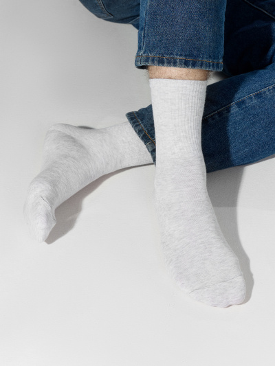 Носки Mark Formelle 107A-1663/223107A-1 св.сер.мел_сер.мел_графитовый_рис.1663 - фото 2