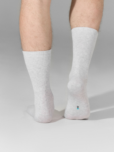 Носки Mark Formelle 107A-1663/223107A-1 св.сер.мел_сер.мел_графитовый_рис.1663 - фото 3