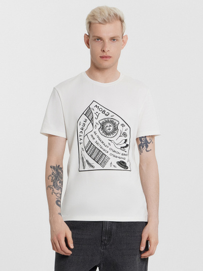 Футболка Mark Formelle 111774/24-3702П-5 белый_печать3_Печать - фото 1