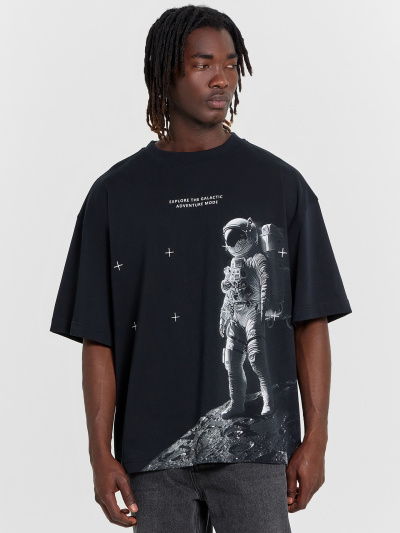 Футболка Mark Formelle 111892/24-3840П-0 черный_печать1_Печать - фото 4