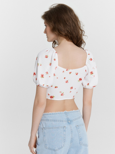 Топ Mark Formelle 112851/24-33660П-9 розы_на_белом - фото 1