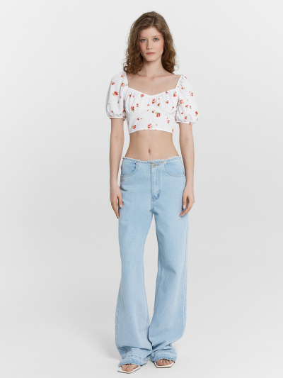 Топ Mark Formelle 112851/24-33660П-9 розы_на_белом - фото 3