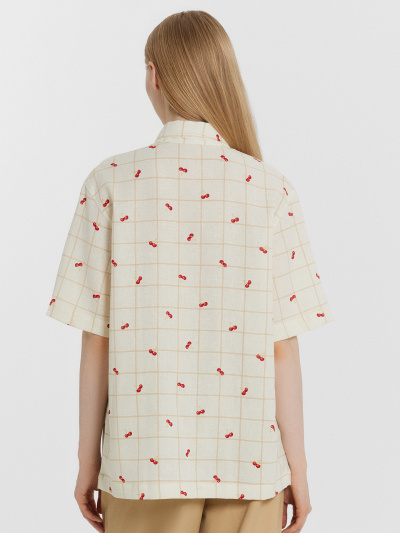Блуза Mark Formelle 112855-1/1/25-36743П-9 вишенки_на_молочной_клетке - фото 2