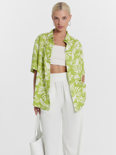 Рубашка Mark Formelle 112855/1/24-28373П-9 птицы_на_цитроне - фото 7