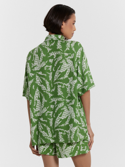 Рубашка Mark Formelle 112855/1/24-28373П-9 цветы_на_кактусе - фото 2