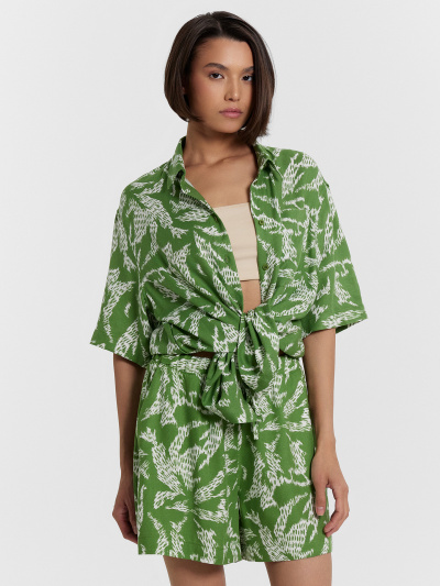 Рубашка Mark Formelle 112855/1/24-28373П-9 цветы_на_кактусе - фото 5