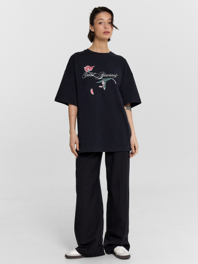 Футболка Mark Formelle 112953/24-26463П-0 черный_печать9_3_сл_на_пол - фото 4