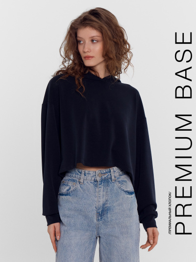 Худи Mark Formelle 122965/24-29694Ц-2 черный - фото 1