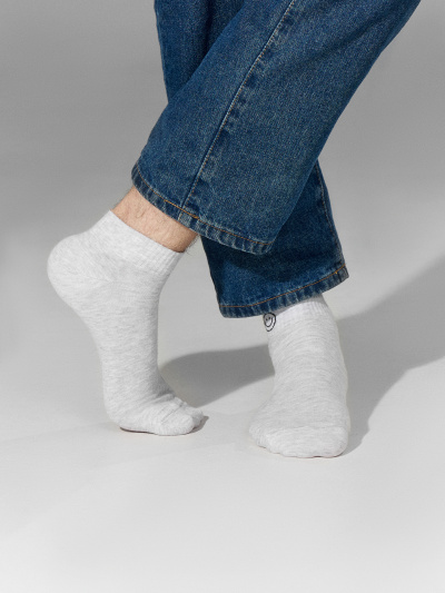 Носки Mark Formelle 131K-3094/25131K св.серый_меланж_рис.3094 - фото 3