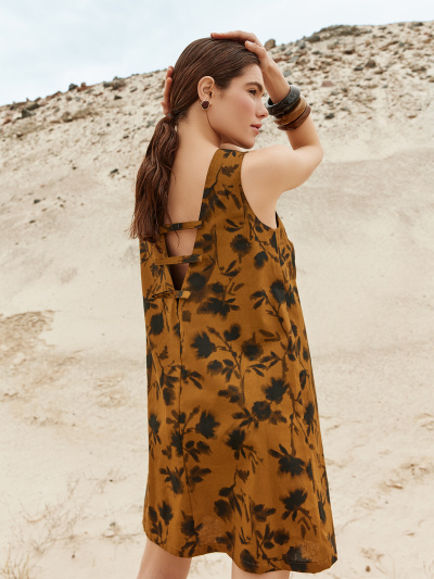 Платье Mark Formelle 152693/24-33469П-9 акварельные_цветы_на_пихте - фото 1