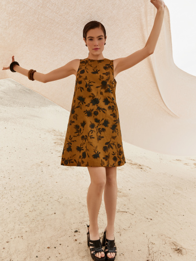 Платье Mark Formelle 152693/24-33469П-9 акварельные_цветы_на_пихте - фото 2