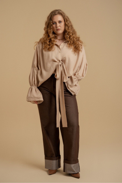 Блуза, шарф Deesses 6468 - фото 2